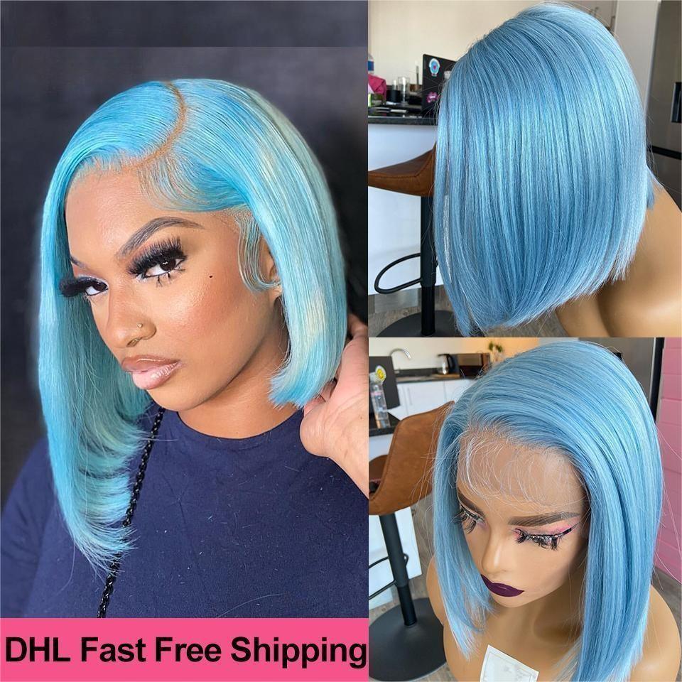 Short Pixie Cut Wig Human Hair Cheap - Peruca curta, lisa, estilo «bob», com