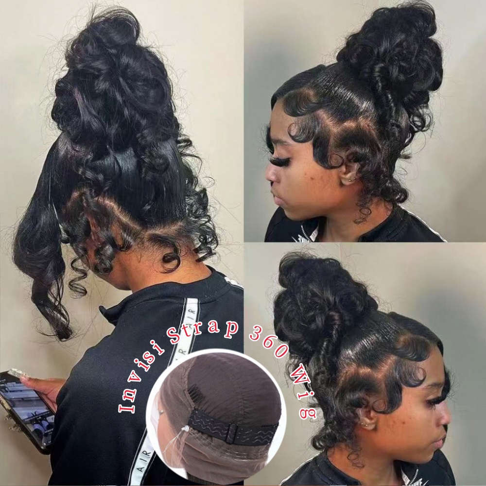 Hd 360 peruca cheia do laço co - Lace Front Wigs avaliação e preço