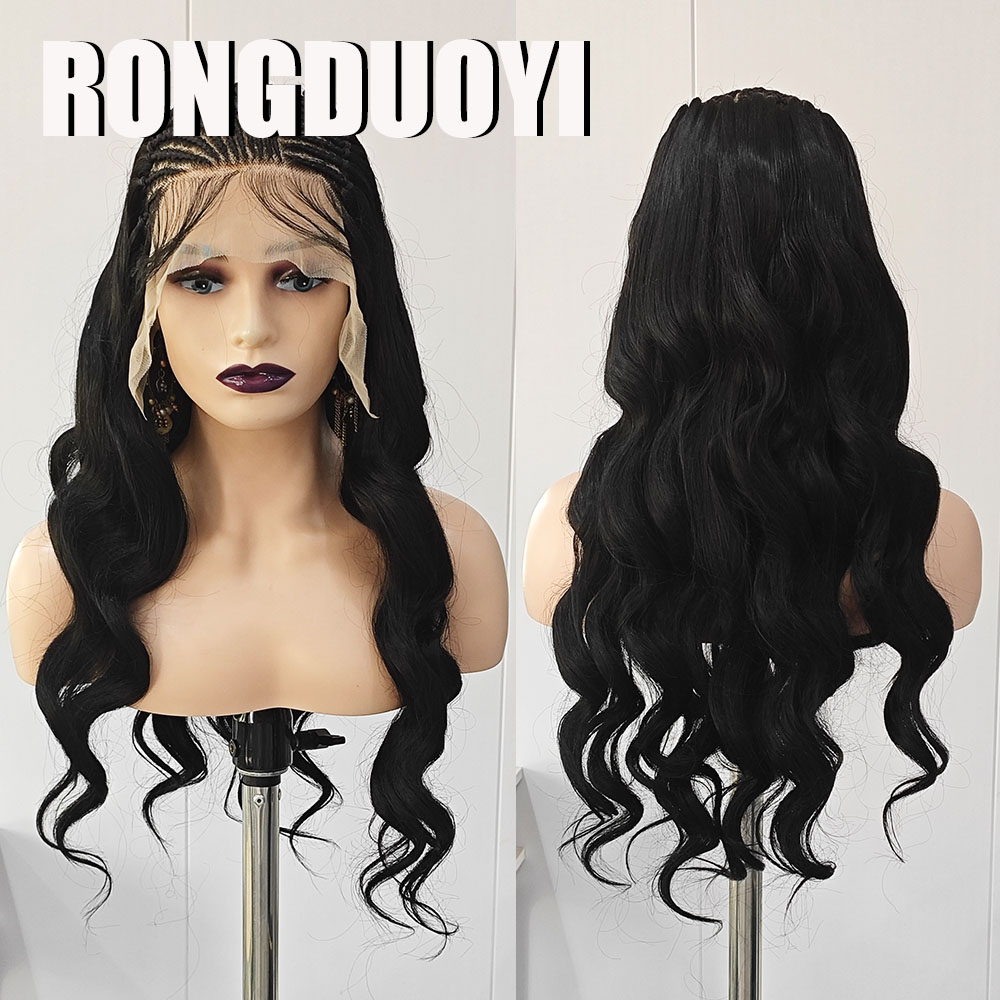 Peruca Sintética Trançada Ondu - Synthetic Braided Wigs For Black Women avaliação e preço