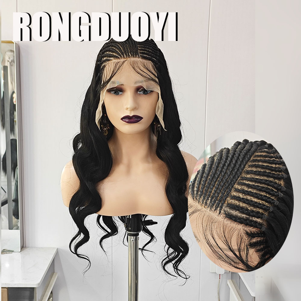 Peruca Sintética Trançada Ondu - Synthetic Braided Wigs For Black Women avaliação e preço
