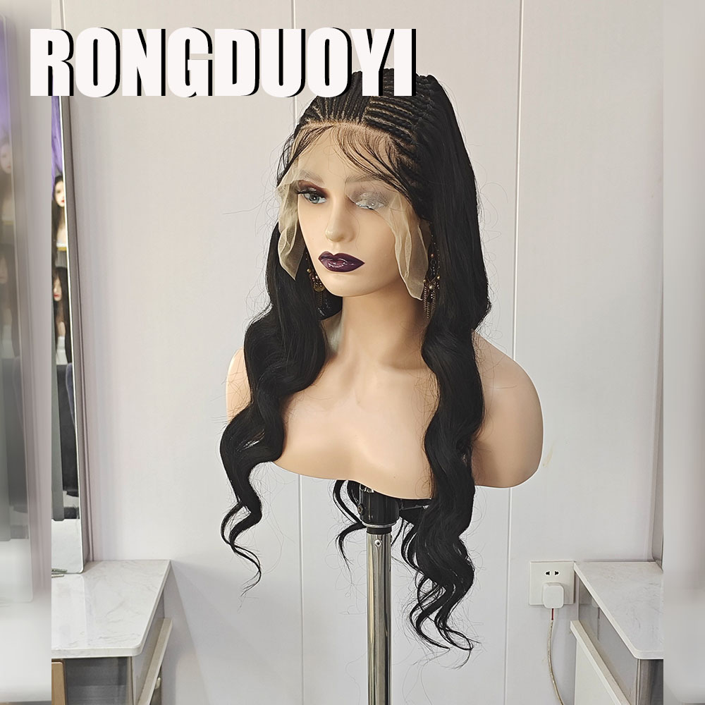 Peruca Sintética Trançada Ondu - Synthetic Braided Wigs For Black Women avaliação e preço