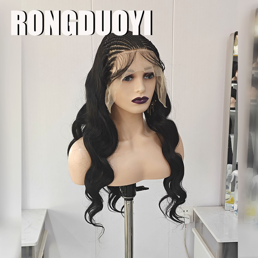 Peruca Sintética Trançada Ondu - Synthetic Braided Wigs For Black Women avaliação e preço