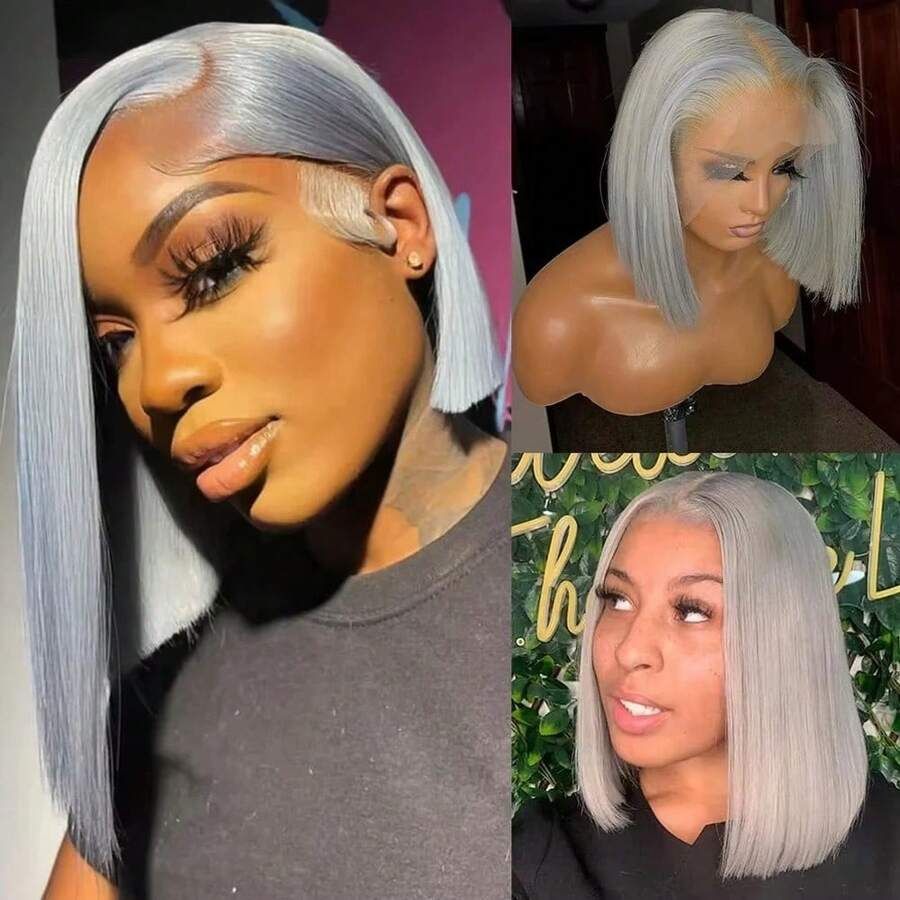 Perucas de cabelo humano liso, - Glueless Wear And Go Human Hair Wig avaliação e preço